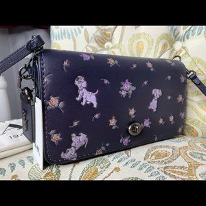 New! Coach Disney Dalmatians Crossbody Dinky Bag